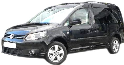 für VW Caddy 2K (2003-2020) + Caddy SB ab 2020 Fußmatten
