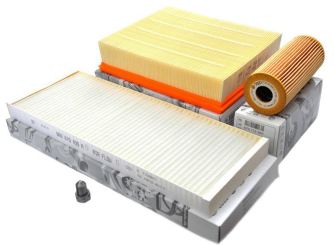 Original VW Teile Passat 3B Audi A4 8D TDI Motor Filter Inspektionspaket Service KIT 4-teilig 