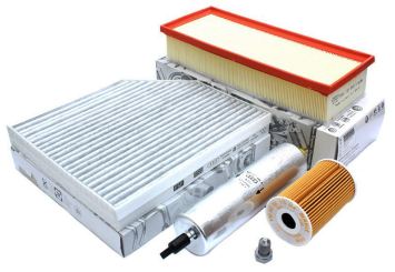 Original Audi Teile Inspektionspaket A4 8K A5 8T Q5 8R 2.0L TDI Common Rail Motor Filter SET 4-teilig 