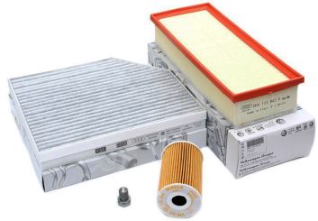 Original Audi Inspektionspaket A4 8K A5 8T Q5 8R 2.0L TDI Common Rail Motor Filter 4-teilig 