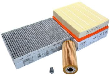 Original Audi Inspektionspaket A6 4B TDI 4-Zyliner Filter Motor 1.9L TDI AJM AVF AWX Filter 4-teilig 