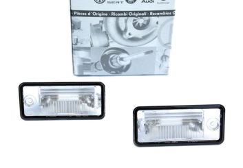 Original Audi Kennzeichenbeleuchtung Leuchten A3 8P A4 8E A6 4F Q7 4L A8 4E 