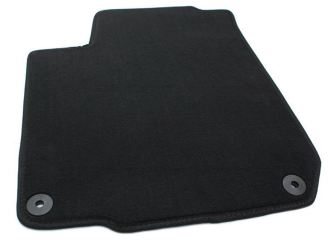 Fussmatte Fahrermatte passend für VW Golf 4 Bora Beetle Velours Qualität Autoteppich schwarz rund 