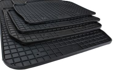 Gummimatten passend für BMW 3er F30 F31 Touring Gummi Fußmatten Premium Qualität Auto Allwetter Matten schwarz 4-teilig 