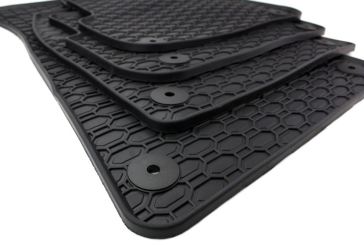 Gummimatten passend für Audi A6 S6 RS6 (C6 4F) A6 Allroad Fußmatten Allwetter in Premium Qualität 4-teilig schwarz Baujahr 03/2006-2011 