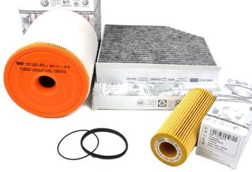 Original Audi Teile A6 A7 4G + A6 Allroad 3.0L TSFI Motor Inspektionspaket Filter Service 3-teilig 