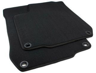 Fußmatten passend für VW Golf 4 Bora Beetle Velours Premium Qualität Autoteppich 2-teilig schwarz oval 