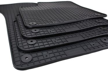 Gummimatten passend für VW Touareg III (CR) Porsche Cayenne 9YA Fussmatten Premium Qualität Auto Allwetter schwarz 