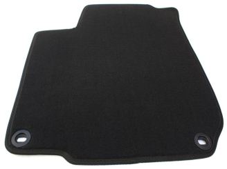 Fussmatte Fahrermatte passend für VW Golf 4 1J Bora Beetle Velours Autoteppich schwarz oval 