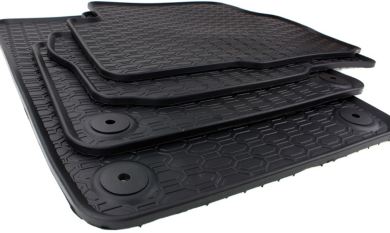 Gummimatten passend für VW Sharan 7N Fußmatten Gummi Premium Qualität Auto Allwetter 4-teilig schwarz ab 09/2010 