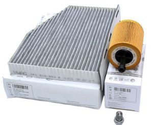 Original VW Audi Seat Skoda Teile 1.9L 2.0L TDI Inspektionspaket 2-teilig Filter Motor A3 Golf 5 Passat 3C Touran Tiguan Leon 