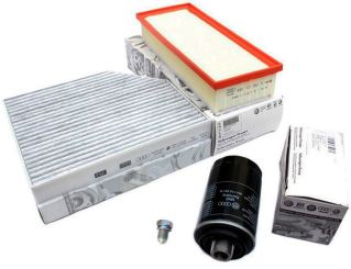 Original Audi Teile A4 8K A5 8T Q5 8R 1.8L 2.0L TFSI Inspektionspaket Motor Filter KIT 4-teilig 