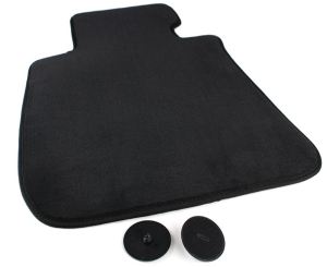 Fußmatte Fahrermatte passend für BMW 3er E90/E91 Velours Matte Premium schwarz 1-teilig 