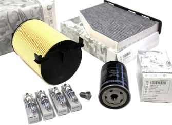 Original Audi VW Filter Inspektionspaket Golf 5 6 A3 8P Passat 3C Touran Caddy Jetta 1.6L Benzin Motor BGU BSE BSF 