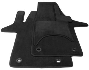 Fußmatten passend für VW T5 T6 Velours Stoffmatten Autoteppiche vorne 3-Sitzer Führerhaus 3-teilig 