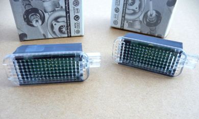 Original LED Fußraumbeleuchtung Leuchten Golf Passat Touran Polo Tiguan Sharan Caddy 