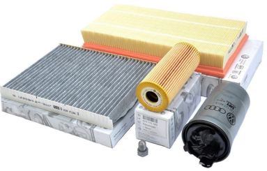 Original VW Audi Seat Skoda Teile 1.9L TDI Motor Inspektionspaket Filter groß Golf 4 Bora A3 Beetle Toledo Octavia 