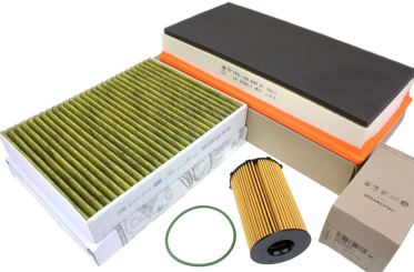 Original VW Inspektionspaket Touareg 7P 3.0 TDI V6 Motor Filter 3-teilig Service KIT Öl Luft Pollenfilter 