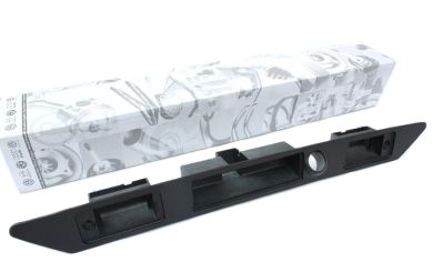 Original Audi Griffleiste Heckklappe A4 S4 RS4 8E B6 Avant + Cabriolet 8H LED Kennzeichenleuchten mit Schließzylinder 