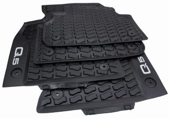 Original Audi Gummimatten Q5 SQ5 (FY) Fußmatten Q5 Sportback Allwetter 4-teilig schwarz 