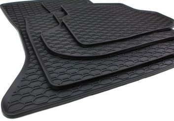 Gummimatten passend für BMW 5er F10 F11 Fussmatten Gummi Premium Qualität Auto Allwetter 4-teilig schwarz 