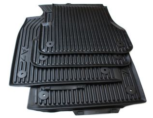 Original Audi Gummimatten A7 Sportback (4G) Fußmatten S7 RS7 Allwetter 4-teilig schwarz 