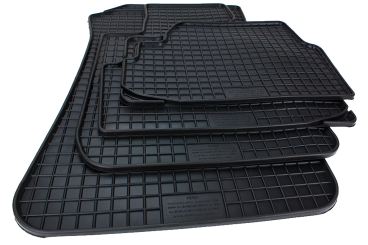 Fußmatten passend für BMW 1er F20 F21 E81 E82 E87 X1 E84 2er F22 Gummimatten Allwetter Premium Qualität 4-teilig schwarz 