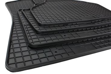 Gummimatten passend für BMW X3 (F25) X4 (F26) Fußmatten Gummi Premium Qualität Auto Allwetter 4-teilig schwarz 