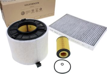 Original Audi Teile A4 (8W) A5 (F5) Q5 (FY) 2.0L TDI Inspektionspaket Motor Filter KIT 3-teilig 