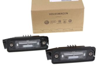 Original VW Seat Kennzeichenbeleuchtung Golf 4 5 6 Polo Eos Leon Passat / CC Scirocco Amarok Sharan Altea 