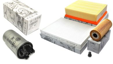 Original Audi Teile Inspektionspaket groß A4 8E TDI Motor Filter 5-teilig 1.9L 2.0L Dieselmotor 
