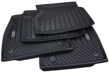 Original Audi Gummimatten A6 (C9 FN) Fußmatten Allwetter Automatten vorne + hinten 4-teilig 