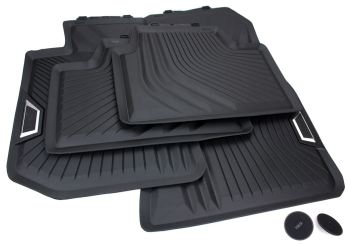 Original BMW 3er (G20 G21) M3 (G80 G81) Fußmatten Allwetter Gummimatten Premium Qualität 4-teilig schwarz 