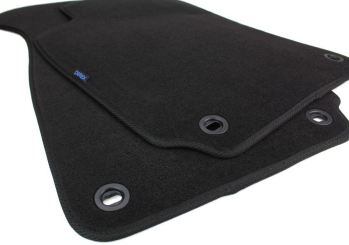 Fußmatten passend für VW Passat (B5) 3B 3BG Premium Velours 2er Set vorne Automatten schwarz 