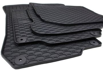 Gummimatten passend für Seat Toledo Leon 1M passend für Skoda Octavia 1U Fußmatten Gummi Auto Allwetter 4-teilig schwarz 