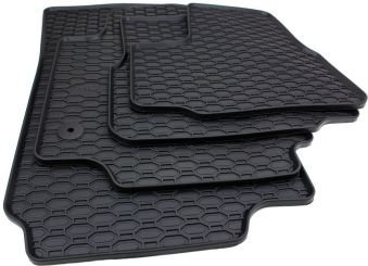Fußmatten passend für Skoda Citigo Seat Mii VW UP (1S) 2011-2024 Fußmatten Premium Qualität Allwetter Matten 4-teilig schwarz 