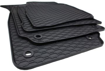 Gummimatten passend für VW Passat B5 (3B) 1997-2000 Fußmatten Premium Qualität Auto Allwetter 4-teilig Drehknebel oval 