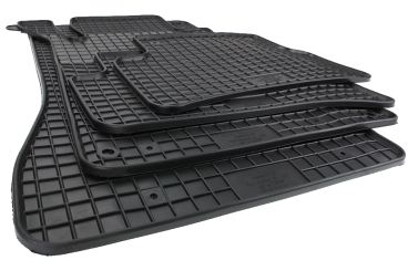 Gummimatten passend für Mercedes Benz C-Klasse W203 S203 Fussmatten Gummi Premium Qualität Auto Allwetter 4-teilig schwarz 