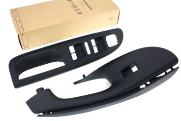 Original VW Türgriff Blenden Passat 3C Haltegriff Zuziehgriff 3-teilig schwarz 