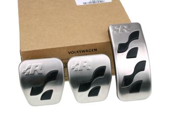 Original VW R-Line Pedaleset Golf 4 Bora New Beetle Edelstahl Pedalkappen JNV711001 