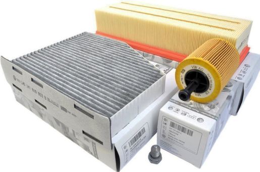 Original VW Audi Seat Skoda Inspektionspaket 1.9L 2.0L TDI Filter Motor A3 Golf 5 Passat 3C Touran Tiguan Leon 