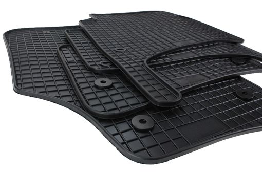 Gummimatten passend für VW Touareg 7L Fussmatten Gummi Premium Qualität Auto Allwetter 4-tlg. schwarz 
