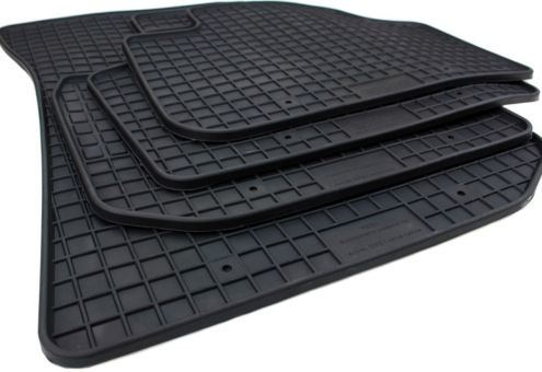 Gummimatten passend für BMW X3 (G01) X4 (G02) iX3 (G08) Fußmatten Gummi Premium Qualität Auto Allwetter 4-teilig schwarz 