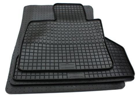 Gummimatten passend für BMW X5 (E70 F15) X6 (E71 F16) Premium Auto Fußmatten Allwetter schwarz 4-teilig 