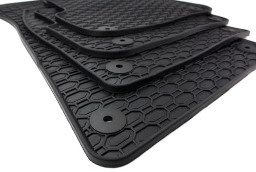 Gummimatten passend für Audi A6 S6 RS6 (C6 4F) A6 Allroad Fußmatten Allwetter in Premium Qualität 4-teilig schwarz Baujahr 03/2006-2011 