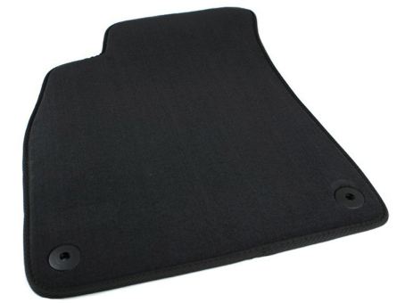 Fußmatte Fahrermatte passend für Audi A4 8E Teppich Velours für Seat Exeo in Premium Qualität Velours Einfassband schwarz Baujahr 2001-2008 