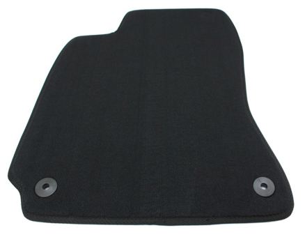 Fussmatte Fahrermatte passend für VW Passat 3B + 3BG Velours Qualität schwarz Druckknopf rund 