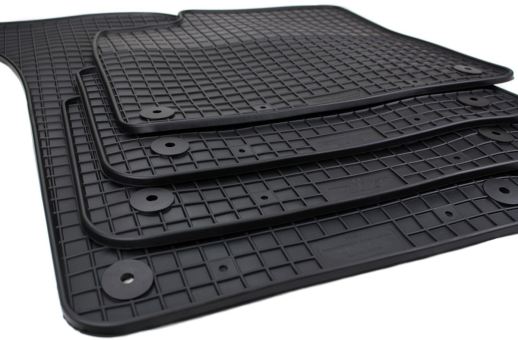 Gummimatten passend für VW Touareg III (CR) Porsche Cayenne 9YA Fussmatten Premium Qualität Auto Allwetter schwarz 