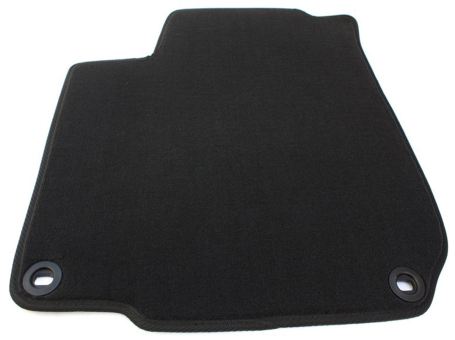 Fussmatte Fahrermatte passend für VW Golf 4 1J Bora Beetle Velours Autoteppich schwarz oval 