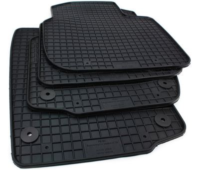 Premium Gummimatten passend für Skoda Rapid NH + Spaceback Fußmatten Gummi Premium Qualität für Rapid+Spaceback ab 2012 Allwetter Matten 